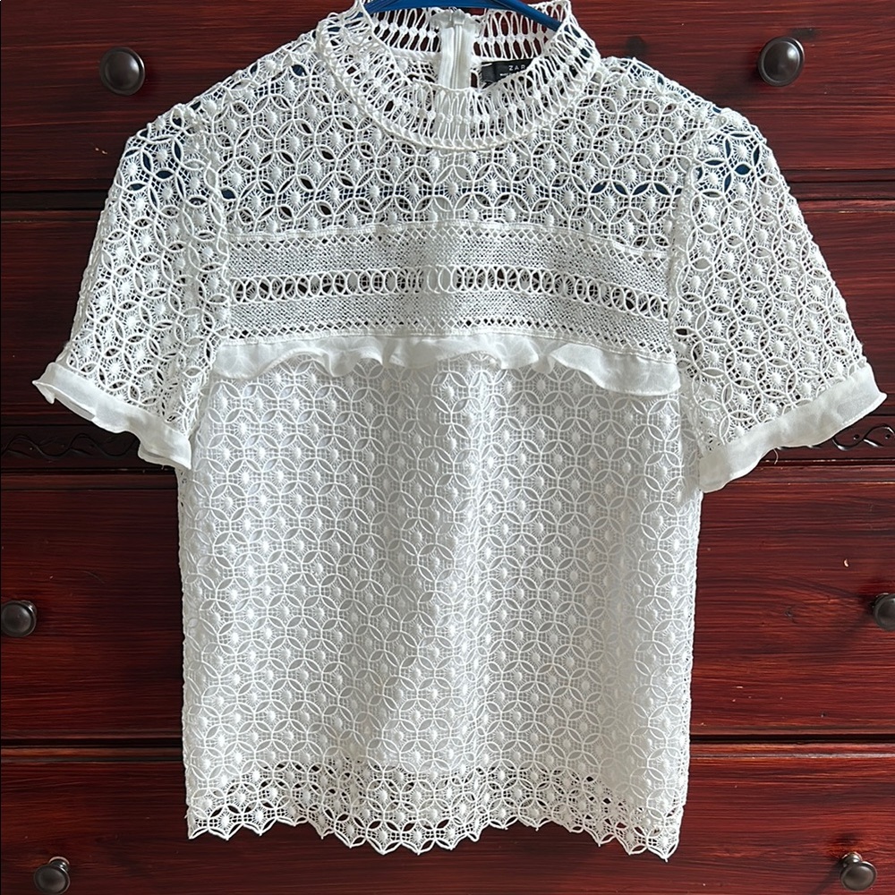 Zara lace top